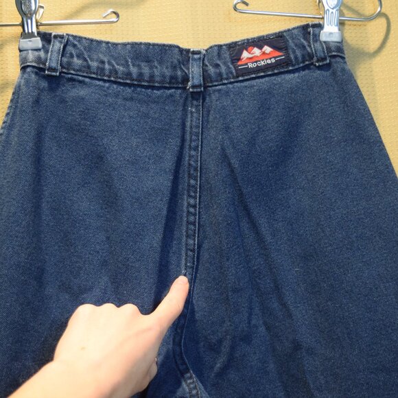 Rockies VTG High Waisted Western Trim Mom Jeans Womens 24 x 32 Vintage Cowgirl - Picture 7 of 10